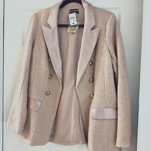 NWT Lane Bryant Soft Blazer size 18, Blush color